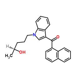 (S)-(+)-JWH 018 N-(4-hydroxypentyl) metabolite Structure