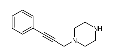 1-(3-phenylprop-2-ynyl)piperazine结构式