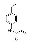 N-(4-ethylphenyl)prop-2-enamide结构式