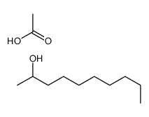 acetic acid,decan-2-ol Structure