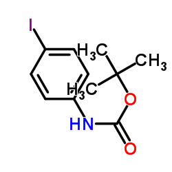 N-Boc-4-碘苯胺结构式