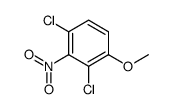 1,3-dichloro-4-methoxy-2-nitro-benzene结构式