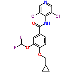 4-(环丙基甲氧基)-3-(二氟甲氧基)罗氟司特图片