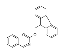 9H-fluoren-9-ylmethyl N-benzylidenecarbamate Structure
