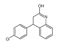 4-(4-CHLOROPHENYL)-3,4-DIHYDROQUINOLIN-2(1H)-ONE结构式