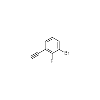 1-溴-3-乙炔基-2-氟苯结构式