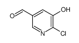 6-氯-5-羟基-3-吡啶甲醛结构式