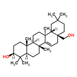 蒲公英赛-14-烯-3BETA,28-二醇结构式