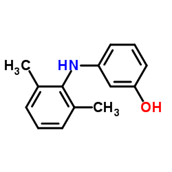 3-((2,6-二甲基苯基)氨基)苯酚结构式