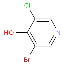 3-溴-5-氯吡啶-4-醇结构式