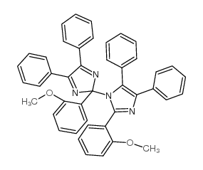 2-(2-甲氧基苯基)-4,5-二苯基咪唑-1,2'-二聚体结构式