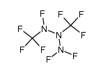N,N,N''-trifluoro-N',N''-bis(trifluoromethyl)-triazane结构式