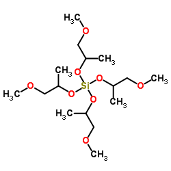 四(2-甲氧基-1-甲基乙基)硅酸酯结构式