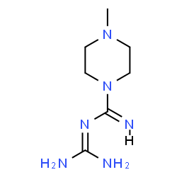 N-[Amino(imino)methyl]-4-methylpiperazine-1-carboximidamide Structure