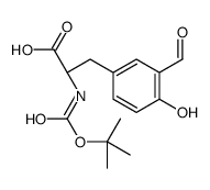 (2S)-3-(3-formyl-4-hydroxyphenyl)-2-[(2-methylpropan-2-yl)oxycarbonylamino]propanoic acid Structure