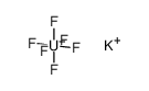 potassium hexafluorouranate(V) Structure