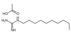 acetic acid,2-decylguanidine Structure