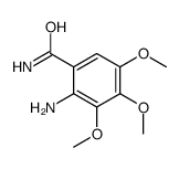 2-amino-3,4,5-trimethoxybenzamide Structure