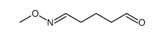 Pentanedial mono-(O-methyl-oxime) Structure