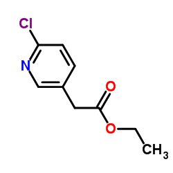 2-(6-氯吡啶-3-基)乙酸乙酯结构式