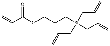 3-(三烯丙基硅烷基)丙烯酸丙酯结构式
