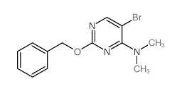 2-苄氧基-5-溴-4-(N,N-二甲基氨基)嘧啶图片
