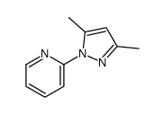 2-(3,5-dimethylpyrazol-1-yl)pyridine Structure