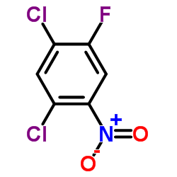 1,5-二氯-2-氟-4-硝基苯结构式