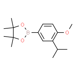 4-Methoxy-3-(1-methylethyl)phenylboronic acid pinacol ester结构式