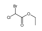 ethyl 2-bromo-2-chloroacetate Structure