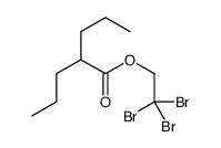 2,2,2-tribromoethyl 2-propylpentanoate Structure