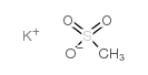 Potassium methanesulfonate structure
