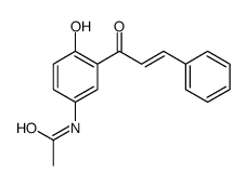 N-[4-hydroxy-3-(3-phenylprop-2-enoyl)phenyl]acetamide结构式