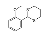2-(2-methoxyphenyl)-1,3-dithiane结构式