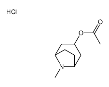(8-methyl-8-azabicyclo[3.2.1]octan-3-yl) acetate,hydrochloride Structure
