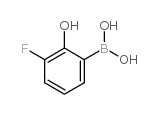 (3-氟-2-羟基苯基)硼酸结构式