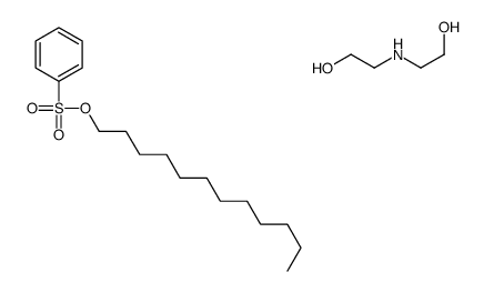 十二烷基苯磺酸与2,2-亚氨基二乙醇的化合物结构式