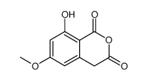 8-hydroxy-6-methoxy-1H-2-benzopyran-1,3(4H)-dione结构式