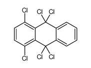 1,4,9,9,10,10-hexachloroanthracene Structure