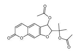 (2S)-3α-Acetoxy-2α-(1-acetoxy-1-methylethyl)-2,3-dihydro-7H-furo[3,2-g][1]benzopyran-7-one picture