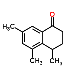 4,5,7-三甲基-1-四氢萘酮结构式