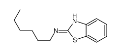BENZOTHIAZOL-2-YL-HEXYL-AMINE结构式
