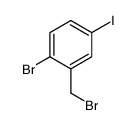 1-Bromo-2-(bromomethyl)-4-iodobenzene, alpha,2-Dibromo-5-iodotoluene Structure