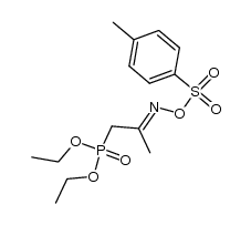 diethyl (2-((tosyloxy)imino)propyl)phosphonate Structure