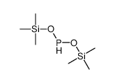 BIS(TRIMETHYLSILYLOXY)-PHOSPHINE结构式