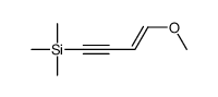 4-methoxybut-3-en-1-ynyl(trimethyl)silane结构式