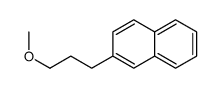 2-(3-methoxypropyl)naphthalene结构式