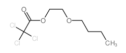 Acetic acid,2,2,2-trichloro-, 2-butoxyethyl ester结构式