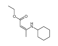 3-(Cyclohexylamino)crotonsaeure-ethylester Structure