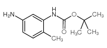 (5-氨基-2-甲基苯基)氨基甲酸叔丁酯结构式
